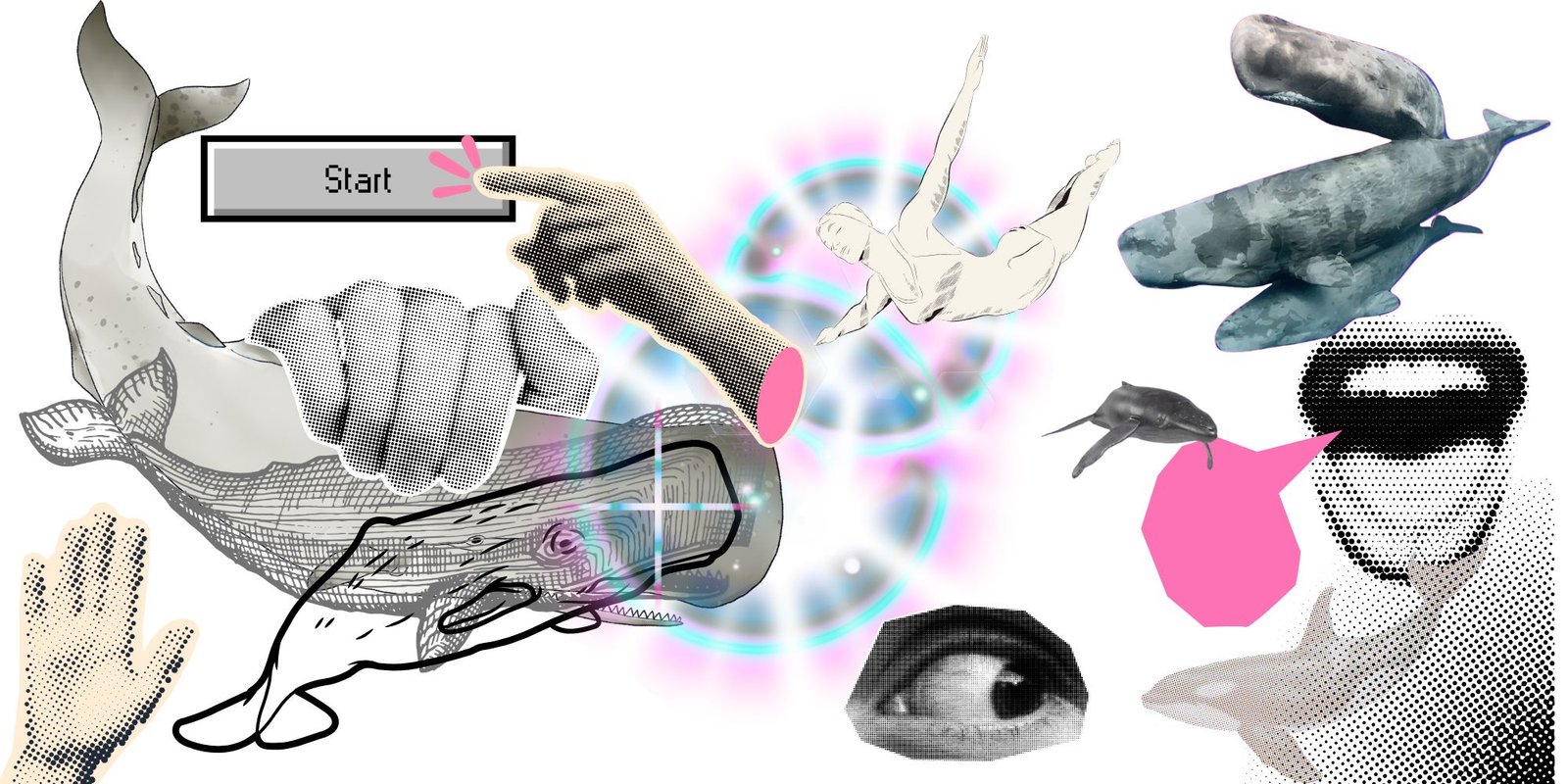 diffractive collage by marie comuzzo